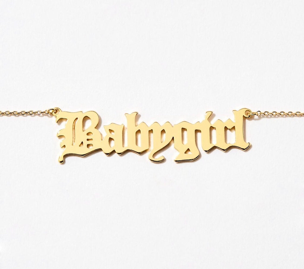 Babygirl necklace