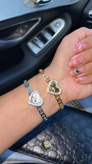 Karol G heart bangle