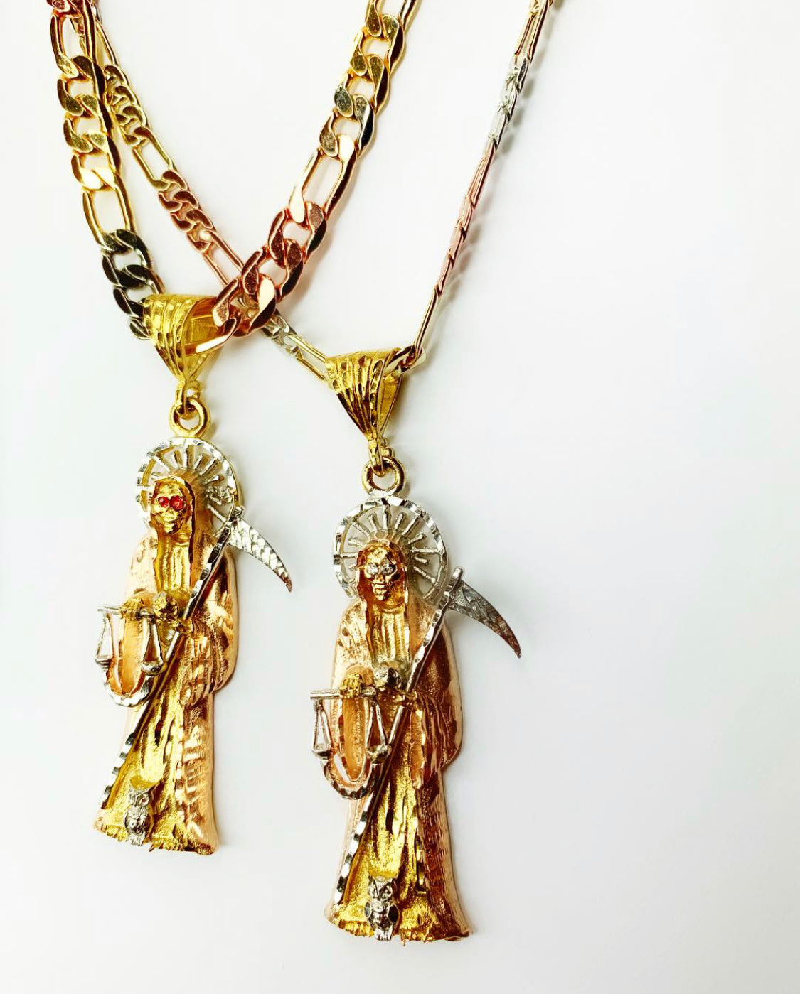 Santa Muerte necklace