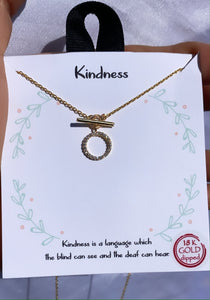 Kindness necklace