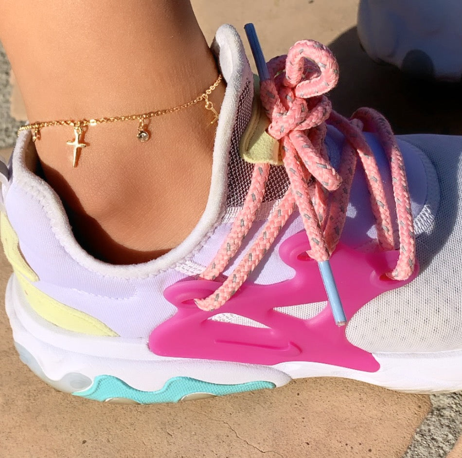 Cross anklet