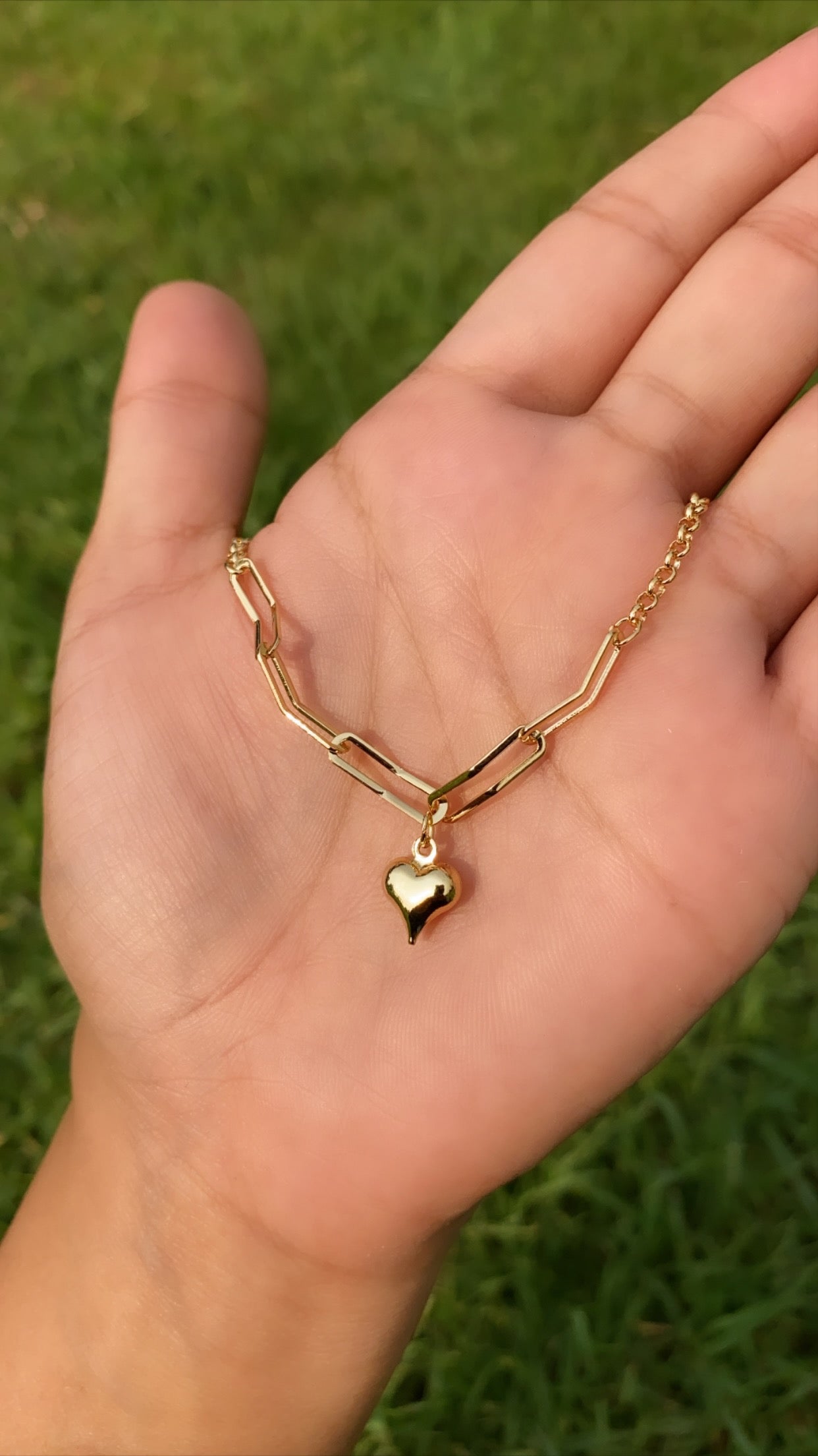 One heart anklet
