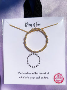 Ring of fire necklace
