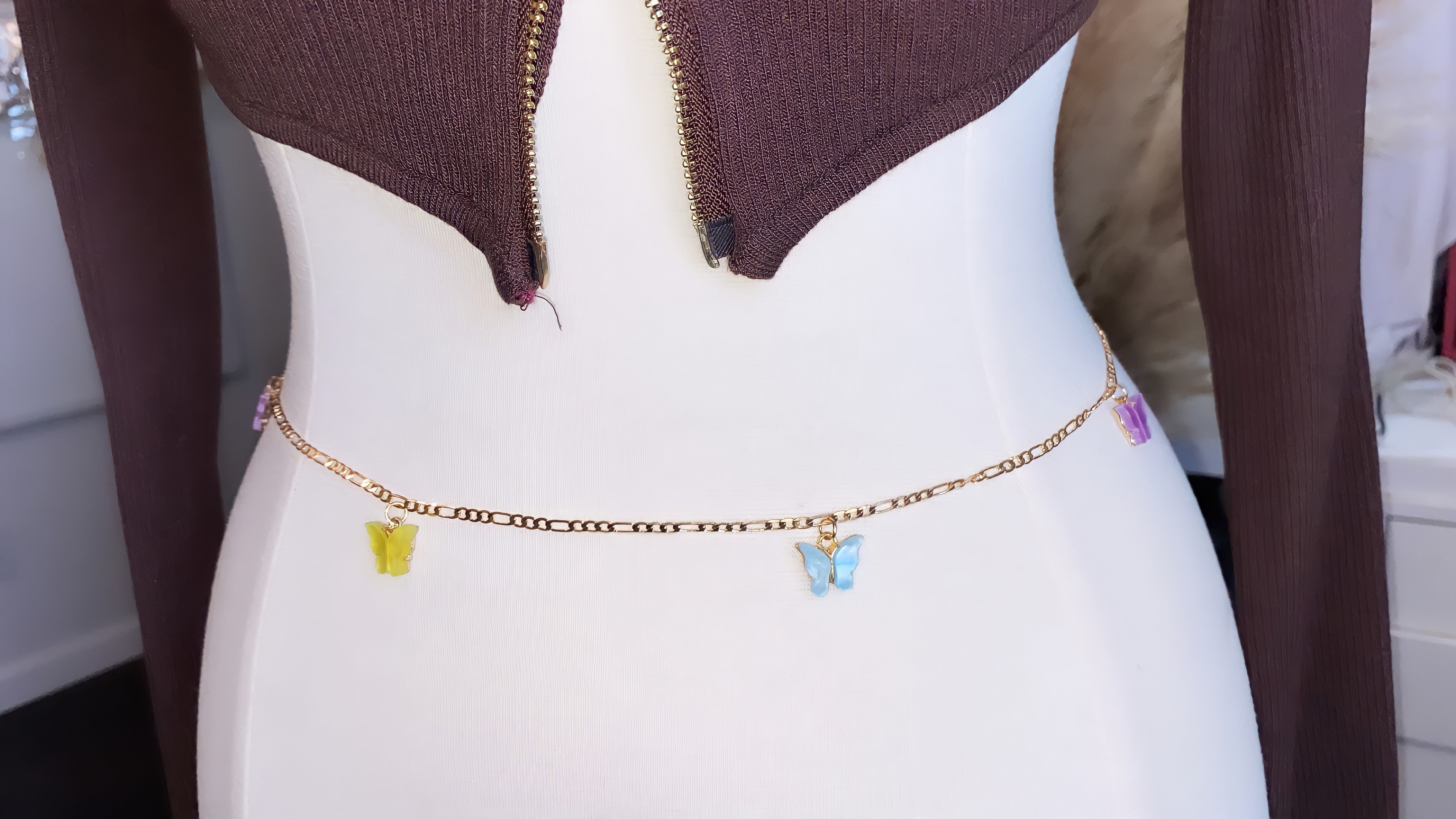 Belly butterfly chain