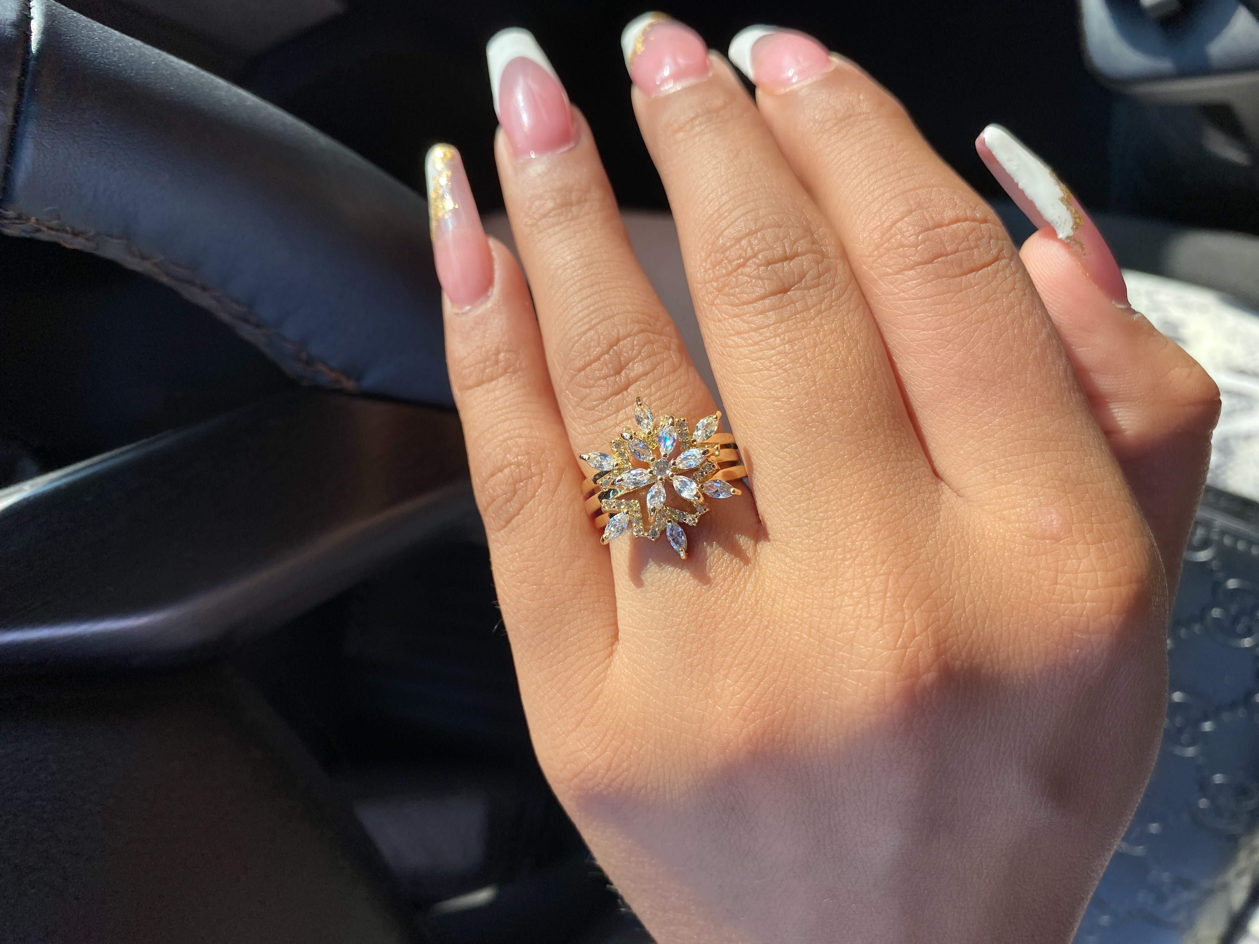 Olivia flower ring