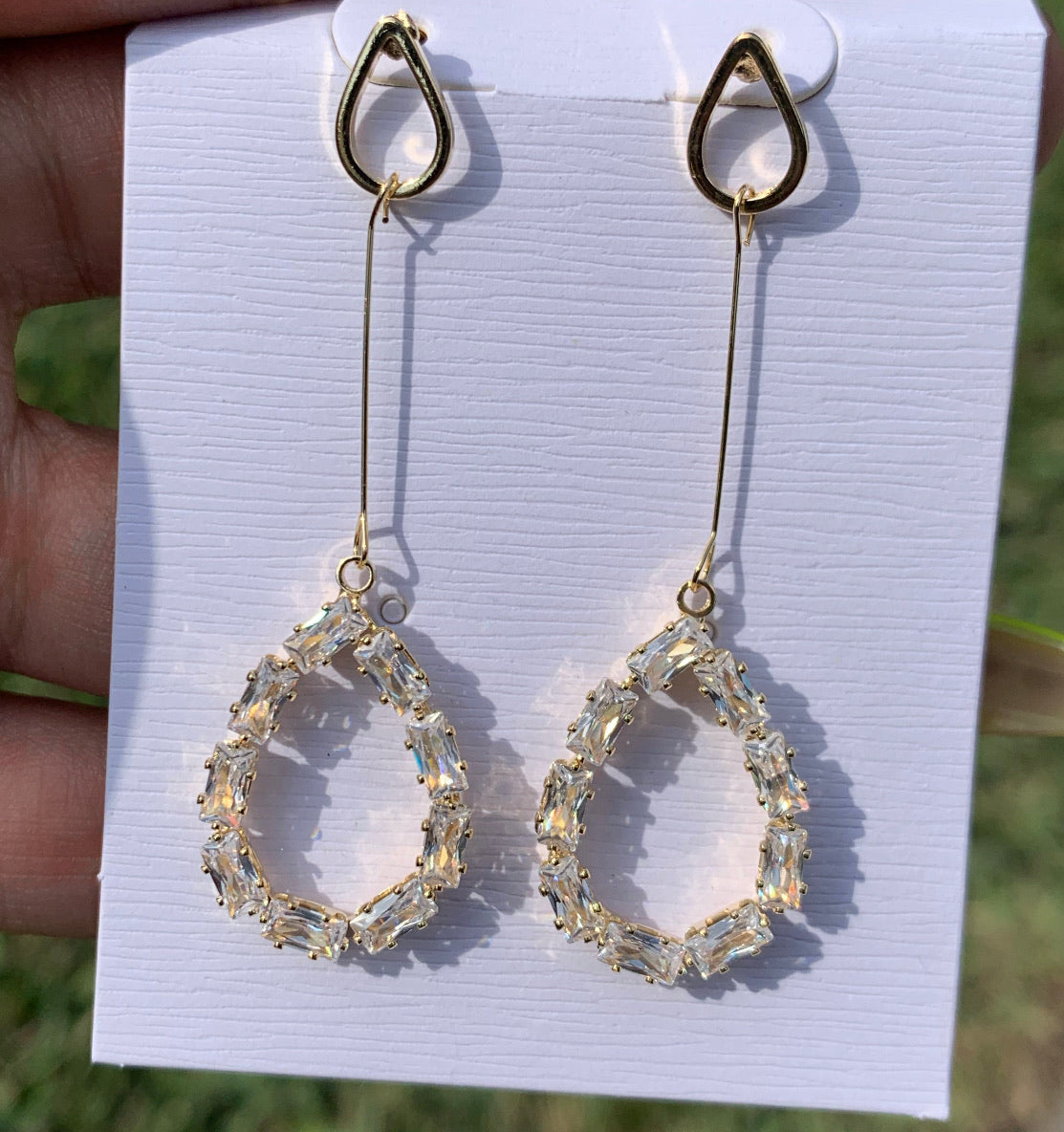 Tear earrings