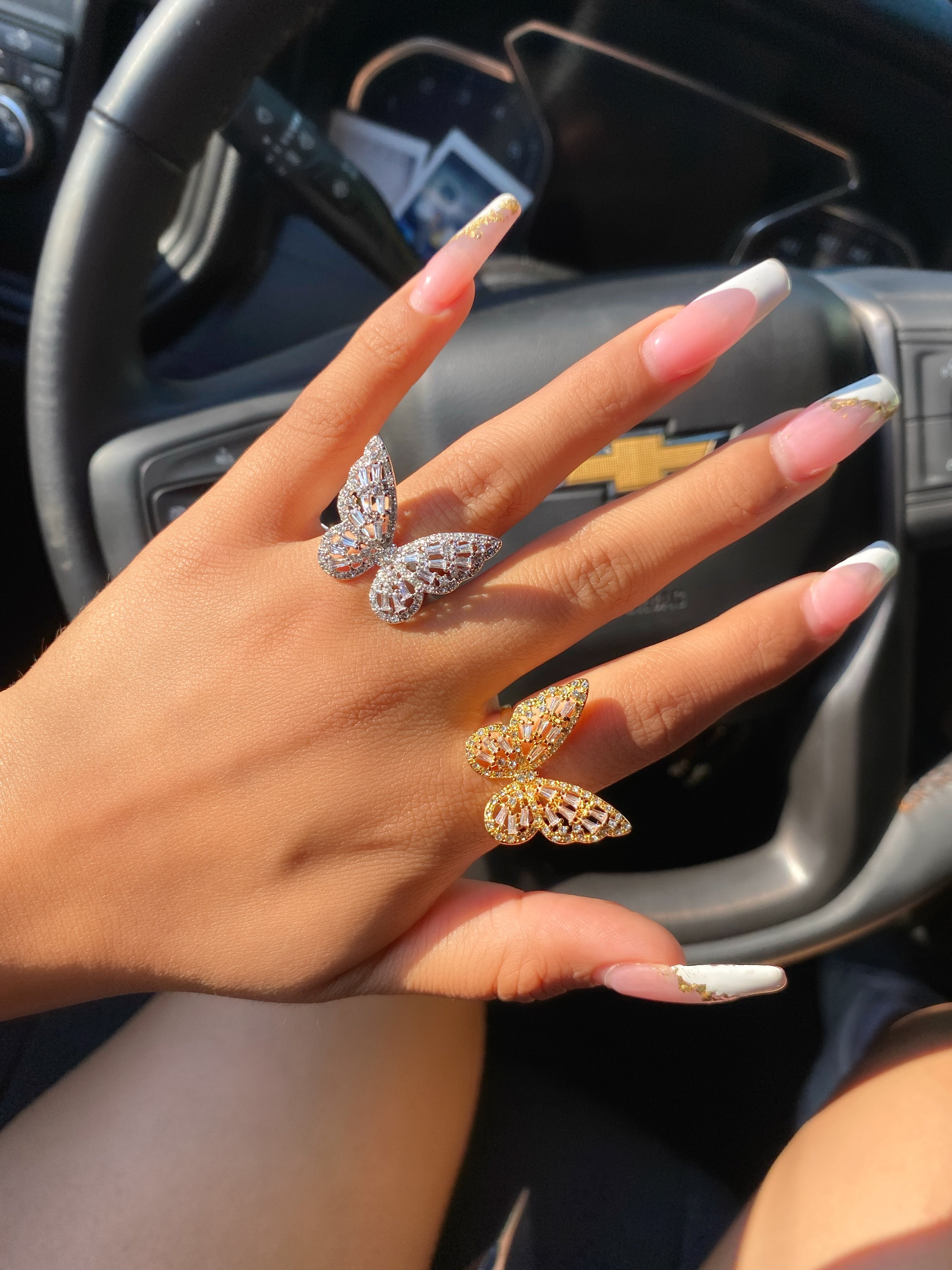 Sophia butterfly ring