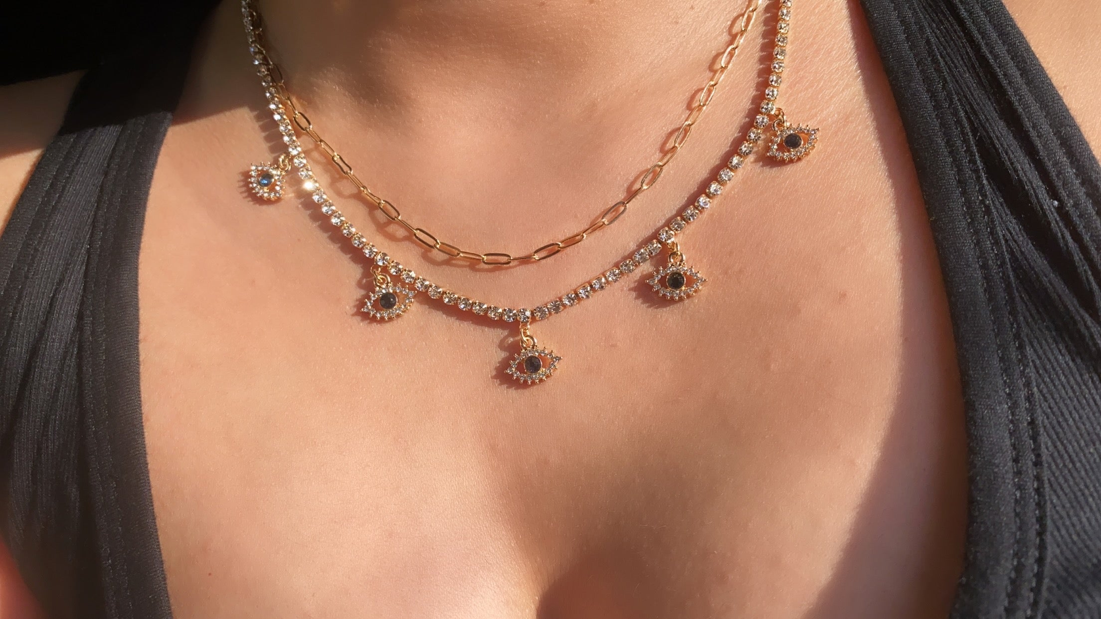 Evil necklace set