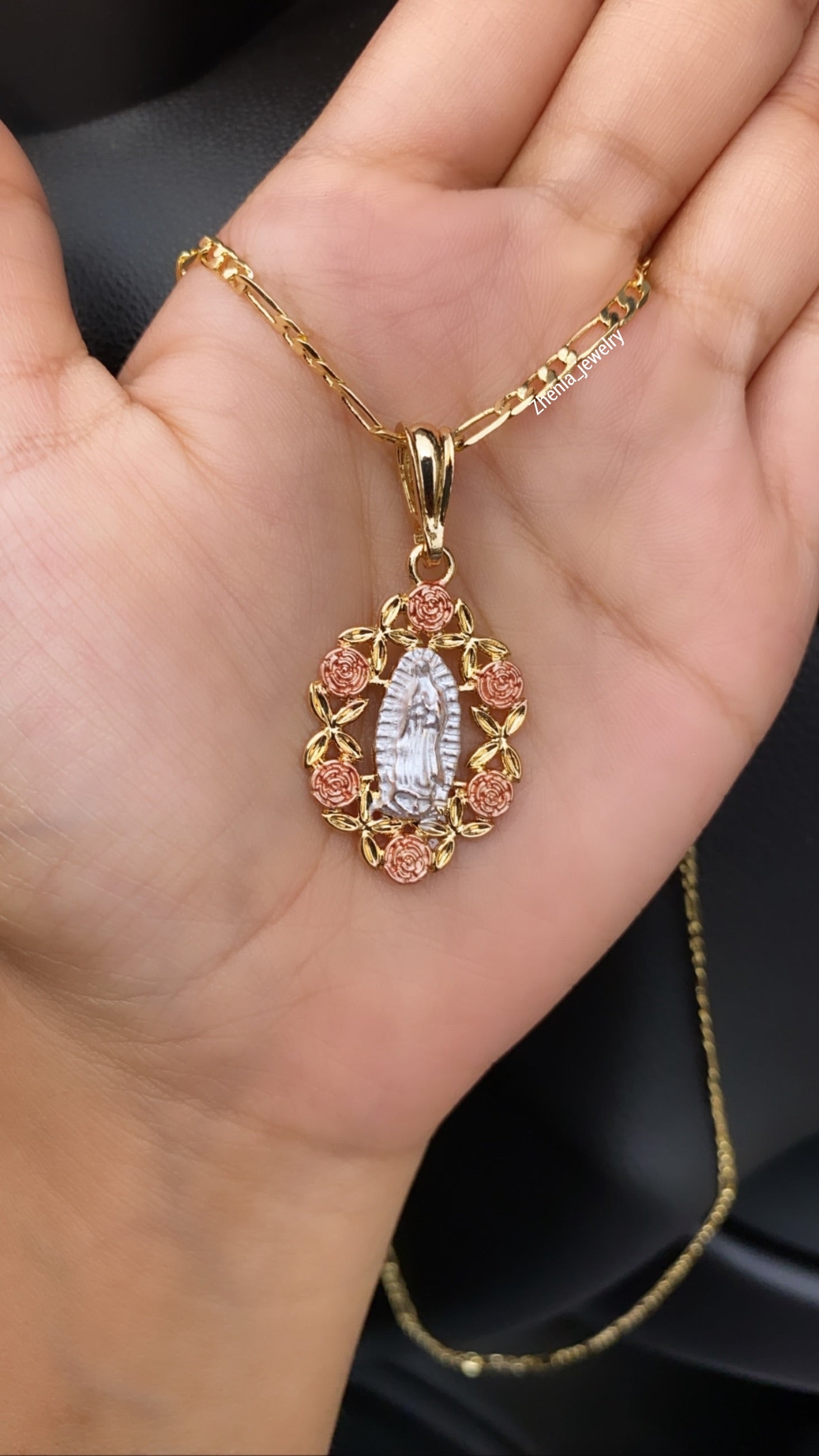 Rosa de Guadalupe necklace