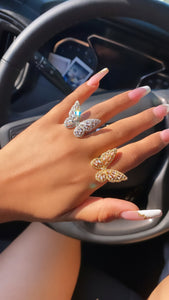 Sophia butterfly ring