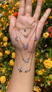 Butterfly set necklace