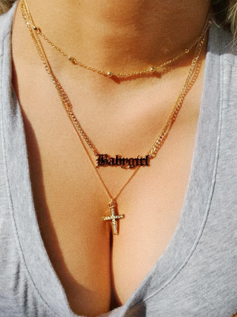 Babygilr set necklace